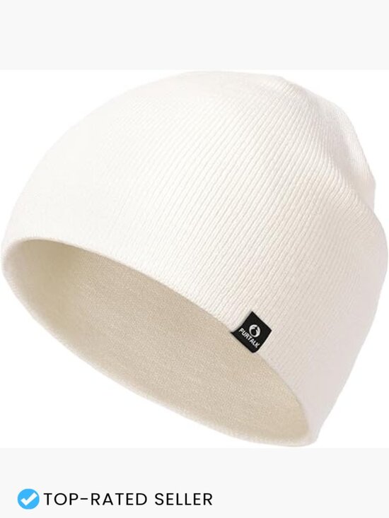 Double-Layer Beanie Hat Ultra Soft Stretchy Cuffless Unisex Warm Thick Winter main image 4